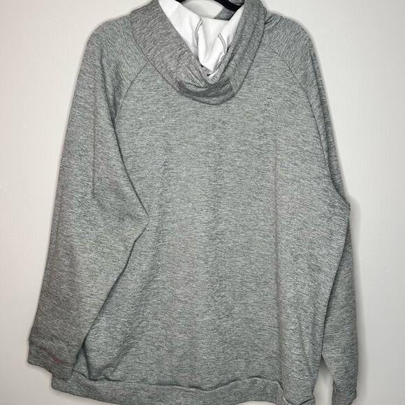 Nike Dri Fit Mens Size XXL Gray Fleece Lined Pullover Standard Fit Hoodie - Picture 5 of 8